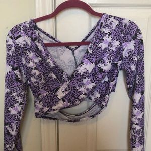 Five dancewear wrap top